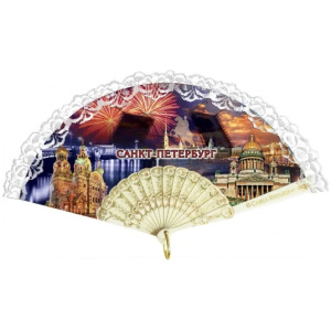 Веер СПб ночной белый