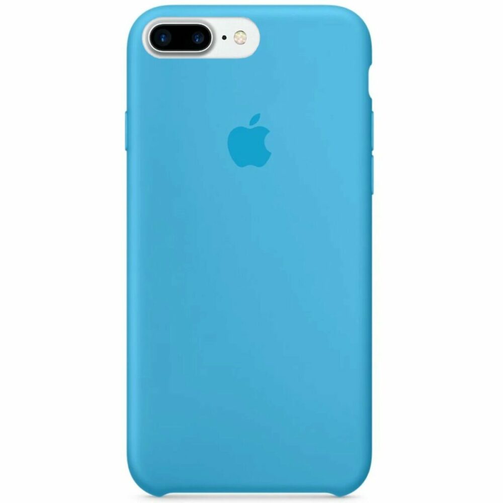 Чехол Silicone Case Iphone 7-8 силиконовый голубой • ТД Дюна - интернет  магазин!