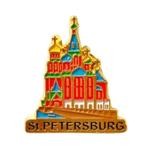 Значок фигурный СПб Спас