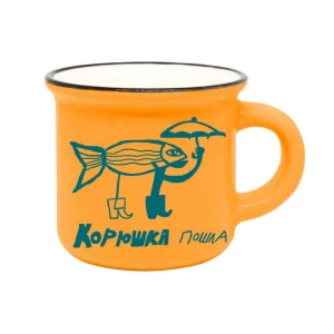 Мини кружка СПб Корюшка пошла оранж