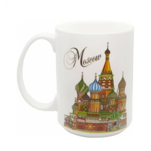 Кружка фарфор Москва ХВБ Матрешка