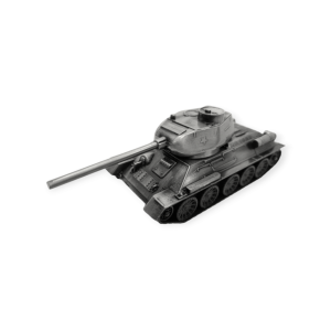 Фигурка металл Танк Т-34 13 см античное олово
