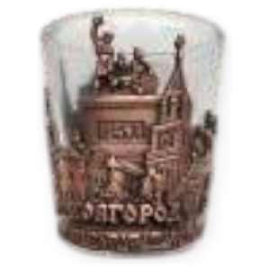 Стопка с металлической подставкой Нижний Новгород медь