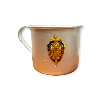 Кружка алюминиевая со значком ВЧК КГБ ФСБ