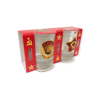 Набор стопок с металлическими значками Ордена 2 шт