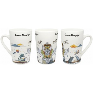 Кружка фарфор матовая СПб Сфинкс цветная