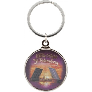 Брелок вечный календарь СПб Мосты