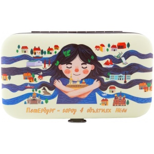 Набор маникюрный 11*6,2см Петербург в объятиях Невы