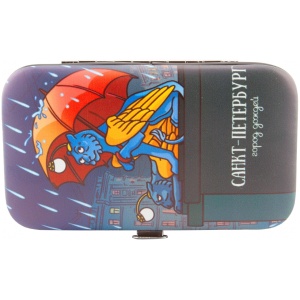 Набор маникюрный 11*6,2см СПб Грифон под зонтом