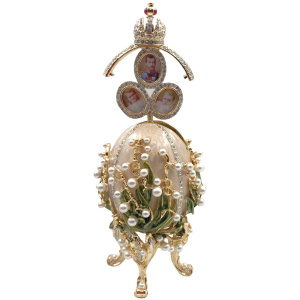 Яйцо Ландыш средний  бежевое