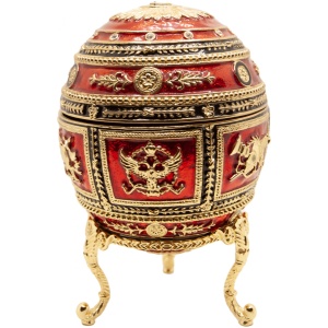 Яйцо пасхальное  Большое Наполеоновское красное