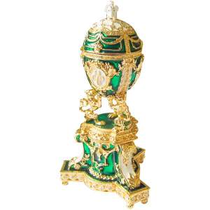 Яйцо Датский Юбилей 14см  зеленое