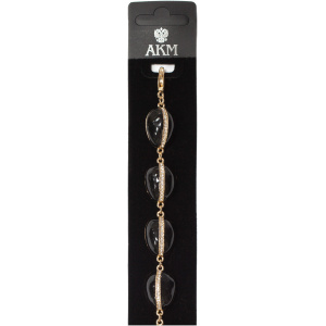 Браслет Большой глаз 18 см черный